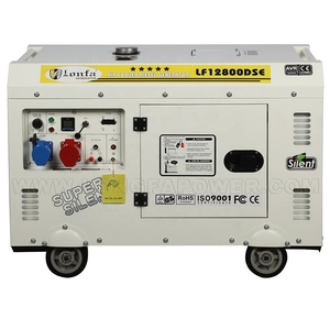 Máy Phát Điện Diesel 9kva 9kw 9000 W 10kva 10kw 10000 W 12kva 12kw 12000 W Siêu Âm Giá Di Động - Product Image 1