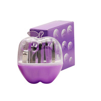 Ensemble de coupe-ongles personnalisé de nouvelle conception Apple 8 en 1 - Coupe-ongles et outils de soin des ongles, coffret cadeau, kit de beauté, outils de pédicure