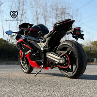 Newly Designed 8KW Water Cooling System Center Motor High-end High-speed 72V160AH ABS Racing Electric Motorcycle 160km/h Max
