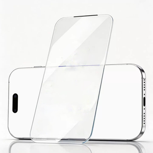 Protection d'écran en verre trempé Premium à bords incurvés en goutte d'eau pour iPhone 17 Pro Max - Film anti-traces de doigts électroplaqué 13HD - Product Image 6
