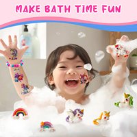 Ensembles de Cadeaux de Bain Licorne Biologique Drôle Vente en Gros Bien avec Bombes de Bain Spa et Jouets à L'intérieur