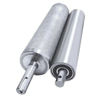 Rouleau de convoyeur durable, antistatique et résistant au feu avec rainures pour convoyeur à bande (Dimensions personnalisables)