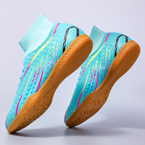 Scarpe da <span class=keywords><strong>Calcio</strong></span> Professionali Personalizzate con Tomaia in PU, Suola Piatta per Allenamento Indoor a Cinque - Product Image 4
