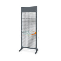 Gridwall Panneau Présentoir Lourd Mobile Plancher debout Grille Panneaux Muraux Au Détail Présentoir Artisanat Spectacle Fil Grille Mur