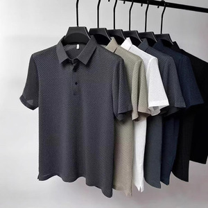 Nouveau T-shirt à revers d'été T-shirt décontracté d'affaires à manches courtes pour hommes Polo pour hommes - Product Image 2