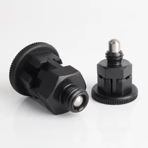 VCN213 Black Oxide Knob Indexing Plunger Spring Compact Index Plunger Self-Locking