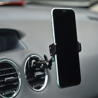 Support de téléphone de voiture en alliage d'aluminium flexible super résistant support mobile multifonctionnel à 360 degrés caractéristique rotative réglable