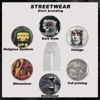 Pantalon de survêtement surdimensionné épais pour hommes, avec broderie, survêtement, pantalon droit baggy, taille moyenne, fermeture élastique.