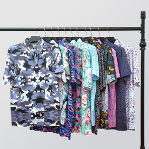 Polo de golf coupe ajustée à séchage rapide extensible dans 4 sens en camouflage brodé pour hommes avec logo personnalisé en polyester et élasthanne - Product Image 4