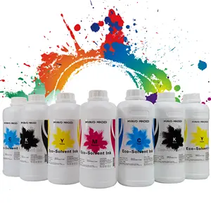 1000ml ink eco solvent suitable for billboards vehicle body light box dx5 eco solvent ink