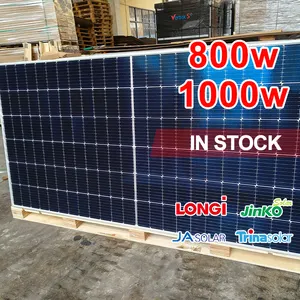 550w 1000w 700 watt Solarpanel PV Module Black Frame Double Glass 182mm Topcon Half Cells Roof system Tier 1 Mono Solar Panels//