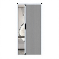 Porte accordéon pliante facile à assembler, séparateur d'espace intérieur portable pour appartement locatif, bureau, chambre d'enfant, placard