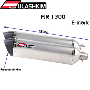 Échappements gauche et droit silencieux d'échappement de moto DB Killer Escape pour Yamaha FJR1300 FJR <span class=keywords><strong>XJR</strong></span> <span class=keywords><strong>1300</strong></span> échappements de silencieux d'échappement - Product Image 4