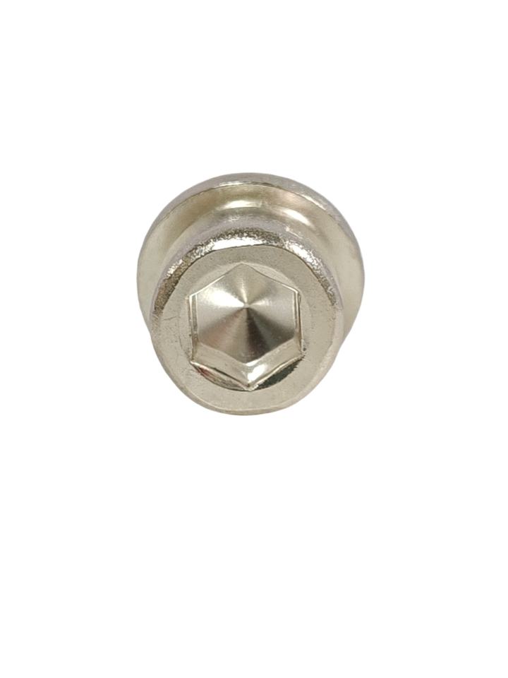 Brass Socket Cap Head Screws with Silver Plating, Metric Hex Cup Head ...