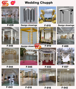 ฉากหลังงานแต่งงานดีไซน์ใหม่เรียบหรู สีขาว ทำจาก PVC สำหรับตกแต่งงานอีเว้นท์ ปาร์ตี้ และงานแต่งงาน - Product Image 6