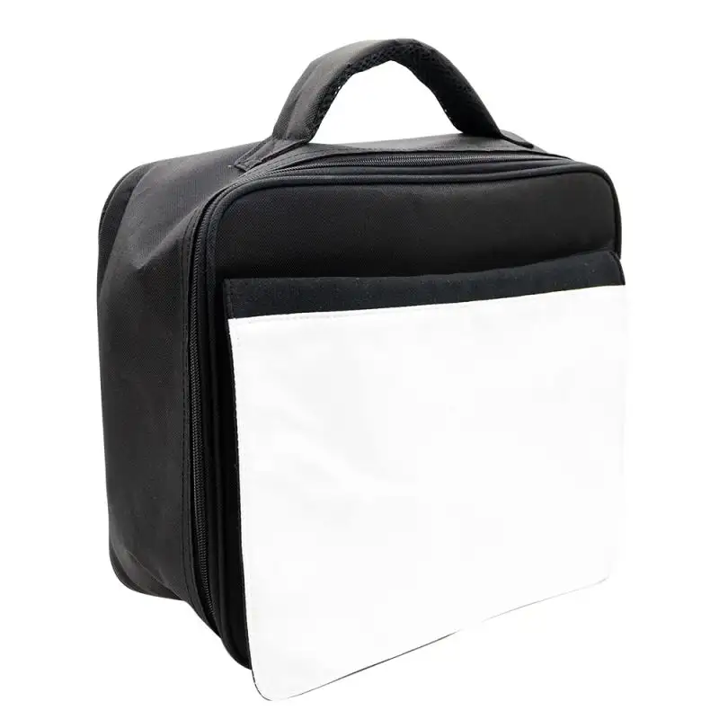 Small size fashionable kids cooler bag blank sublimation lunch bag for school