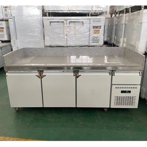 Personalizzabile in marmo <span class=keywords><strong>Top</strong></span> Pizza Display refrigeratore refrigerato a temperatura singola raffreddato ad aria Display refrigerato per Pizza - Product Image 3