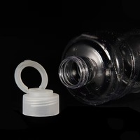 Bouteille en plastique transparente de 700 ml en PET, jetable, avec bouchon à vis, pour thé au lait, boissons et eau minérale, vente en gros