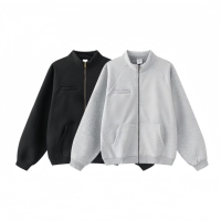 Veste polaire homme nouvelle collection automne-hiver, doublure polaire composite, capuche, col montant, fermeture éclair, toile, idéale pour le froid – Grande Vente