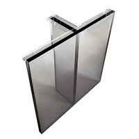 Pieds de table en acrylique transparent de style nouveau - Assemblés, durables et imperméables