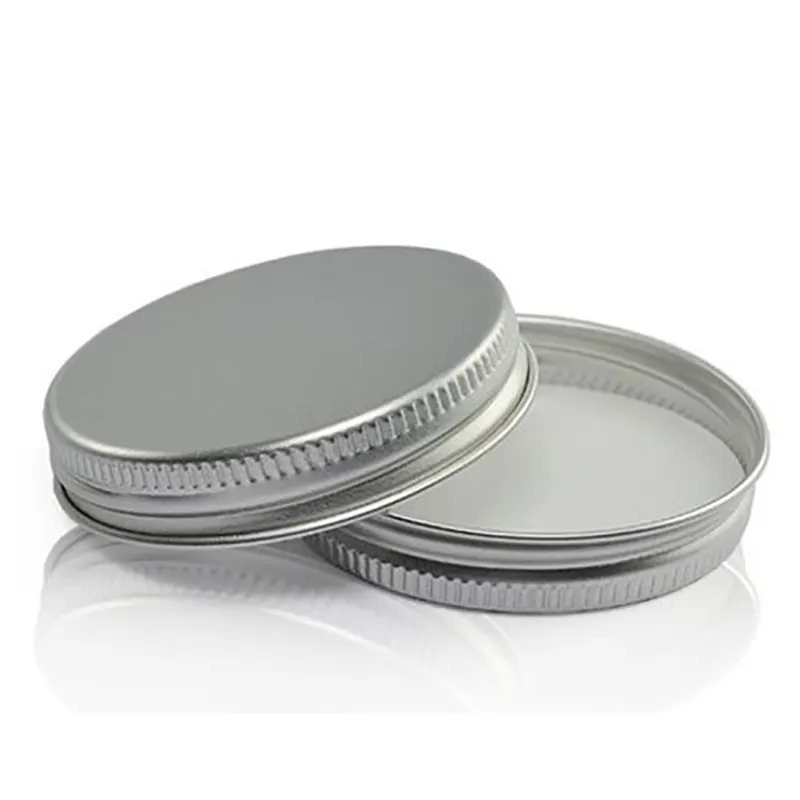 Body scrub Aluminum Cap 150mL 180mL 200mL 250mL 300mL 500mL 56mm 68mm 70mm 89mm 100mm Round Silver Cosmetic Lid aluminum lids