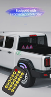Panneau d'affichage LED flexible avec application USB, autocollant intelligent flexible, écran LED pour vitre arrière de véhicule, accessoires de voiture DIY