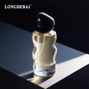 Nouvelle Arrivée Flacon de Parfum Personnalisé Unique à Bouchon Sertissable 30ml 50ml 100ml Flacon de Parfum en Verre Transparent Vide <span class=keywords><strong>Irrégulier</strong></span> avec Boîte d'Emballage - Product Image 4