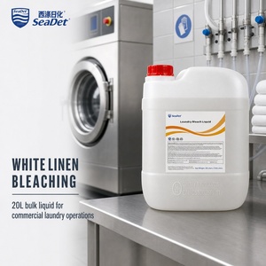 Agent blanchissant au chlore liquide de qualité industrielle <span class=keywords><strong>20L</strong></span> pour blanchisserie commerciale, hôtels et hôpitaux – Vente en gros - Product Image 2