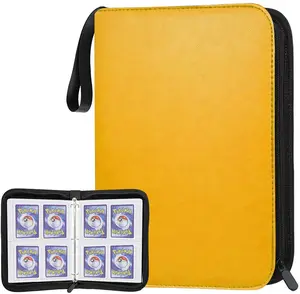 Không Thấm Nước Lưu Trữ 4 Pocket 12 Pocket Chất Kết Dính Cho Thẻ Pokemon In Chất Kết Dính Mini Thẻ Giao Dịch Tay Áo