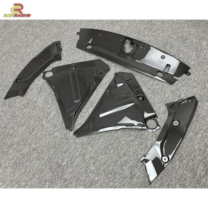 ชุดแต่งห้องเครื่องยนต์คาร์บอนไฟเบอร์สไตล์ OEM 5 ชิ้น สำหรับ Nissan GTR R35 ปี 2008-2018 ฝาครอบเครื่องยนต์คาร์บอน - Product Image 3