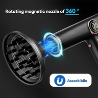 Nouvel ensemble professionnel 5-en-1 portable de fer à friser et à onduler ionique électrique avec fûts interchangeables pour usage domestique rapide et en camping-car