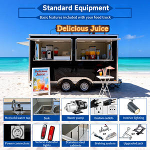 Remolque Comercial Móvil para Comida, Pequeño, para Shawarma, Bebidas, Helados, Dulces, Snacks, Camión de Comida al Aire Libre, Venta de Comida Callejera en EE. UU. - Product Image 4