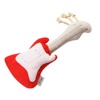 Jouet pour chien en peluche qui couine en gros, microphone, guitare, radio, jouet pour chiot