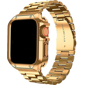 Universel pour iWatch <span class=keywords><strong>Bracelet</strong></span> de montre de luxe en métal <span class=keywords><strong>Bracelet</strong></span> <span class=keywords><strong>avec</strong></span> une texture sculptée profonde accepte le <span class=keywords><strong>bracelet</strong></span> de montre de luxe à motifs personnalisés - Product Image 5