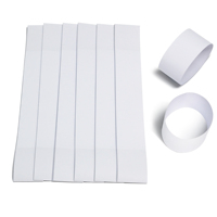 Bandes adhésives vierges inscriptibles pour devises 29x192mm, bandes de papier blanc pour l'emballage des billets de banque, organisateur pour le comptage de l'argent bancaire