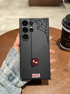 Coque de téléphone Marvel <span class=keywords><strong>Spiderman</strong></span> pour couple, compatible avec Samsung Galaxy S24 S23 S22 Ultra Plus 5G S20 FE A73 A72 A71 A55 A54 A51 A50 A35 A15 - Product Image 3