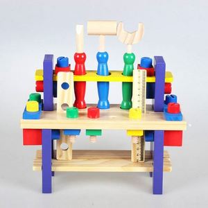 2020 New Educational Model <b>Toy</b> Kid Pretend Play Assemble Table Wooden Construction <b>Tools</b> <b>Set</b> for Ages 3+ - Product Image 6