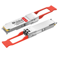 Module QSFP28 QSFP 100G 112G double débit 40 km SMF Duplex LC LAN-WDM 1310 nm Transceiver optique à température commerciale (0~70°C) ℃ )