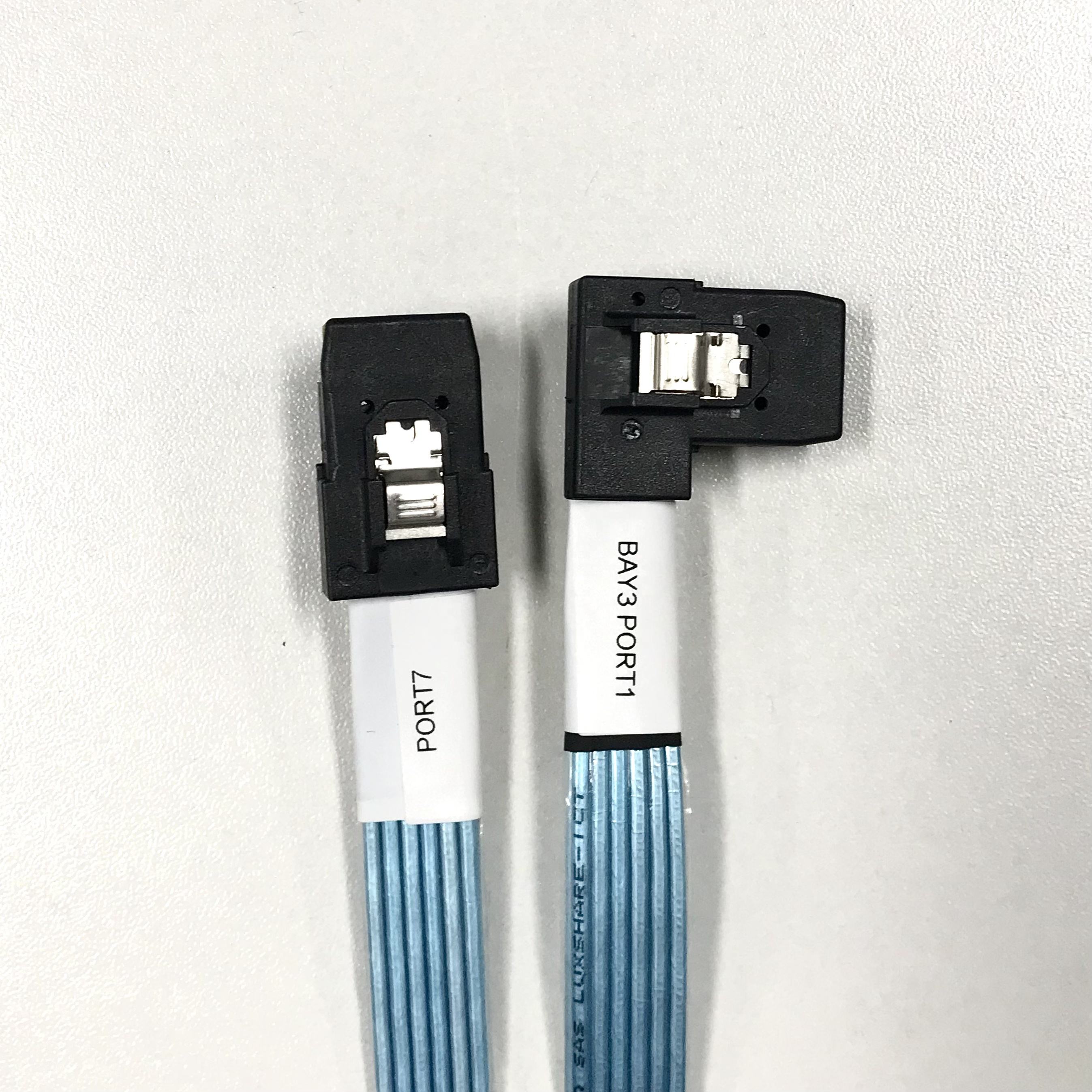 HONPNK High-Speed Data Transfer SFF-8087 Straight to Right Angle Mini SAS Cable for SAS/RAID Controllers, Backplanes, Servers