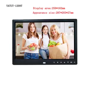 12 дюймов HD светодиодный экран Цифровая фоторамка с календарем настенный digital signage рекламное табло с ЖК-видео плеер для бизнеса