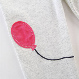 Pantalons blancs pour filles, leggings serrés, vêtements pour enfants, vêtements bon marché pour bébés filles, pantalons pour enfants avec impression de ballon pingouin - Product Image 5