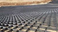 Géocell en plastique alvéolé HDPE pour pavage et stabilisation du sol, conception industrielle, durable, pour allées et graviers