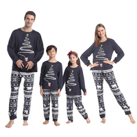 Ensemble de pyjamas de Noël pour la famille PASUXI, imprimé tendance, vêtements assortis pour femmes, tenues de famille, ensemble de vêtements de nuit décontractés pour la famille