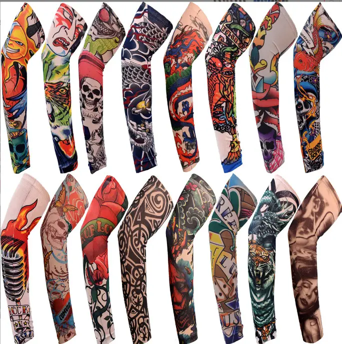 Wholesale New Cool Sleeve Designs Long Lasting Temporary Body Art Full Arm Tattoo Sleeve Cover For Men