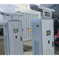 Station de recharge automobile AC/DC hors réseau, chargeur solaire pour véhicules électriques avec système de gestion des câbles