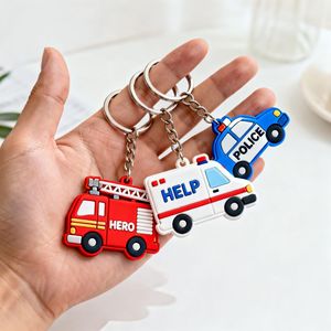 حلقة مفاتيح مطاطية ناعمة ولطيفة ملونة من البي في سي مع شعار ترويجي مخصص، سلسلة مفاتيح سيليكون مخصصة ثلاثية الأبعاد - Product Image 1