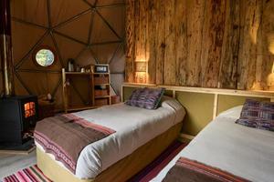 Dôme géodésique pour le glamping et <span class=keywords><strong>lodge</strong></span> de camping préfabriqué de luxe |   Maisons en bois contemporaines pour les parcs scolaires et les stations de villégiature en pleine nature - Product Image 5