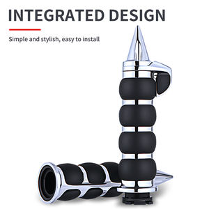חלקי אופנוע cnc שונה חלקים 25 מ "מ אלומיניום נגד החלקה ידית אחיזה ל-Sportster dyna softail - Product Image 6