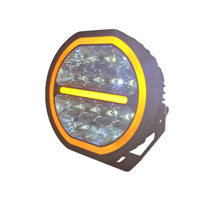 Nuovo 2025 Faro <span class=keywords><strong>LED</strong></span> Rotondo da 7'' 9'' 90W 8500lm 185W 12500lm Senza Viti, Luce Spot Bicolore per Fuoristrada 4x4 - Product Image 3