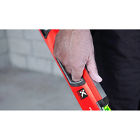 Niveau magnétique professionnel industriel KAPRO 120 cm en aluminium VULCAN PLUMB SITE à double vue avec 3 bulles, modèle 995-41PM-120, fabriqué en Italie